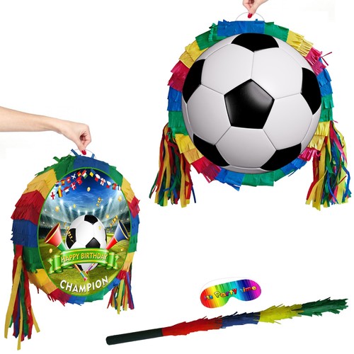 Football pinata birthday party - pinata,
