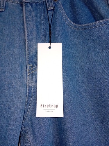 Fire trap mens jeans blue - fire,