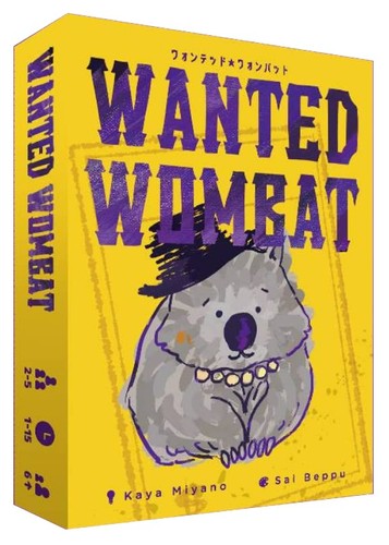 Mob wanted wombat board game - wombat,