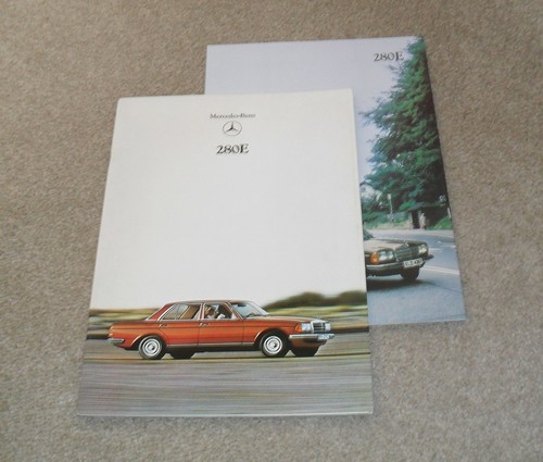 Mercedes benz 280e w123 - mercedes, saloon