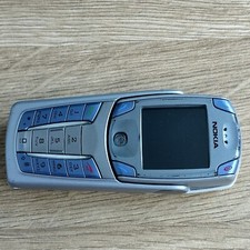 Nokia 6820a mobile phone, silver, used, minor scuffs.  No charger. Has battery. 