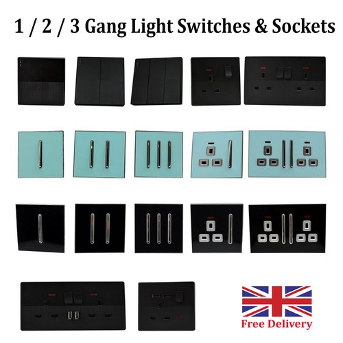 Black blue 3 gang - 2,