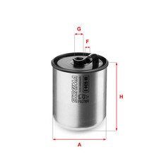 FUEL FILTER FITS: MERCEDES-BENZ M-CLASS ML 270 CDI .MERCEDES-BENZ M-CLASS SUV
