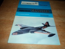 @@@ WARPAINT SERIES No 60 ENGLISH ELECTRIC CANBERRA CHARLES STAFRACE VGC  @@@