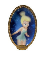 Vintage Decorative Plate Disney Land Resort Paris Oval Tinkerbell Peter Pan 33cm