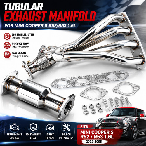 Stainless steel exhaust - stainless,