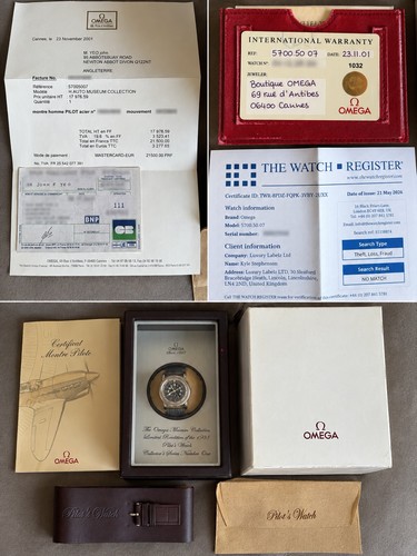Omega museum collection - omega, 1938