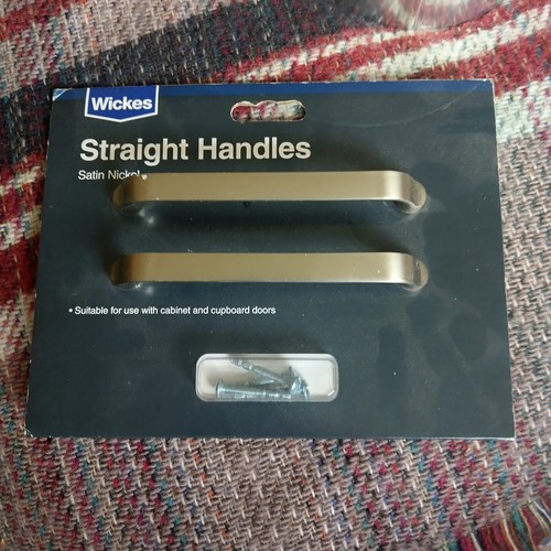 Wickes straight satin nickel - wickes,