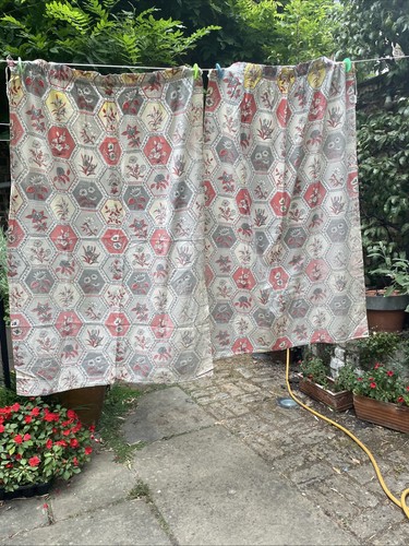 Vintage 1950s 60s curtains - 1950s/60s,
