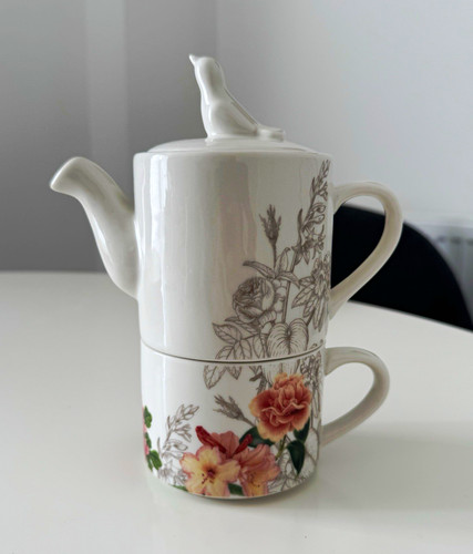 Ceramic tea for one - ceramic,