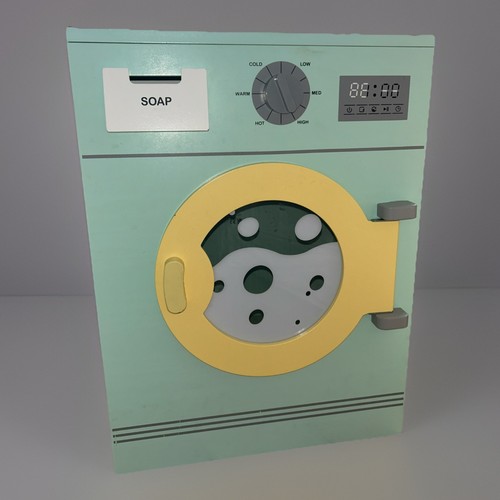 Wooden toy washing machine - toy,