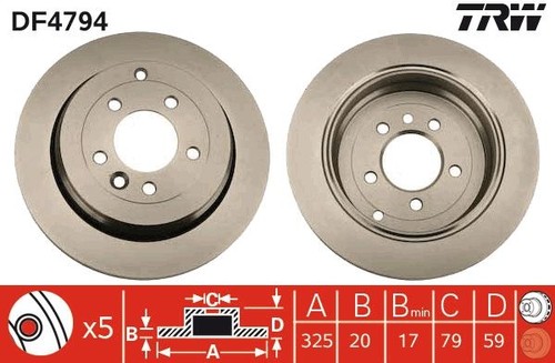 Brake disc trw - for, land