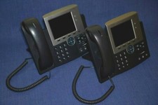 Lot of 2 Cisco CP-7945G Cisco Systems Unified IP Phone VoIP with Colour Display