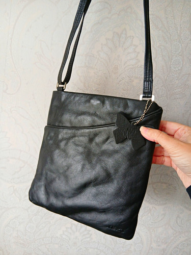 Next black leather crossbody - next,