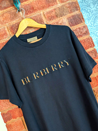 Burberry men black crew - men's,