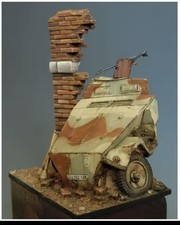 WW2 Damaged German Halftrack