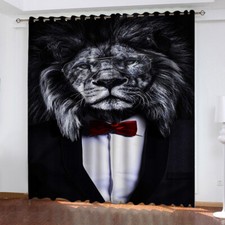 A Blazer Lion Curtains