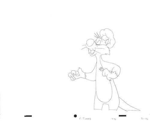 Warner bros animation art - warner,