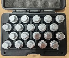 20PC LOCKING WHEEL NUT KEY SET  FOR VAUXHALL A JESM1020/AJ