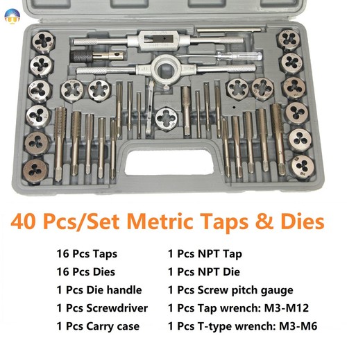 40pcs metric wrench tap and - tap,