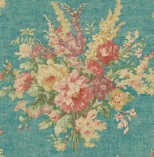 Wallpaper Floral Bouquet Red