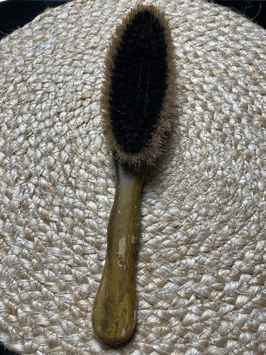 Vintage wooden clothes brush - clothes,