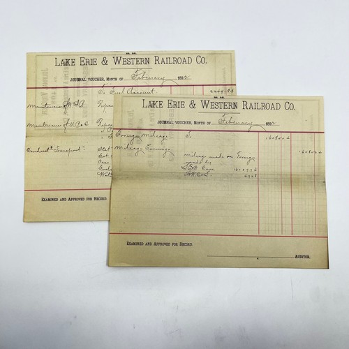 1892 lake erie western - &,