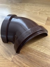 MARLEY MINILINE GUTTER RMA2 75 MM ANGLE 45 DEGREE  (  HALF ROUND ) BROWN
