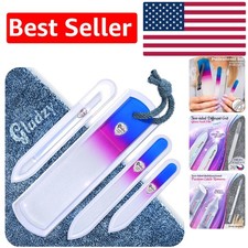 Elegant Czech Glass Nail File