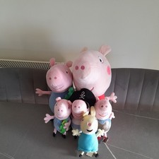 Peppa Pig Bundle. 6 x plush Soft toys