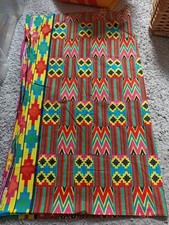 African Kente Galaxy Print Fabric