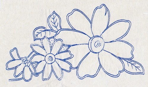 Vintage embroidery transfer - embroidery,