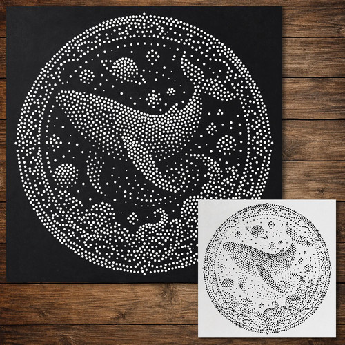 Cosmic whale medallion - cosmic,