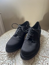 Simone Rocha Black Satin Brogue Shoes, EU 40, Made In Italy.