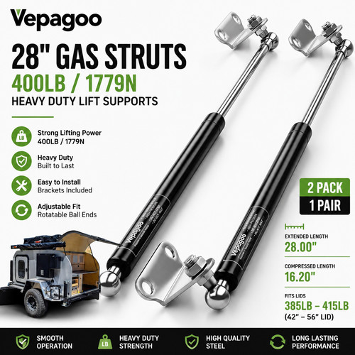 Vepagoo gas struts 400lb - gas,