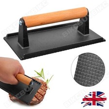 Cast Iron Bacon Steak Meat