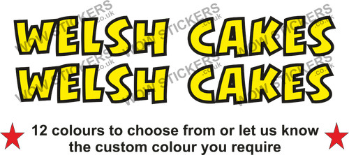 Welsh cakes stickers - welsh,