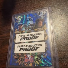 2024 Leaf Blue Mountain State 1/1 Proof 2 Headed Goat Omari Newton & Rob Ramsey