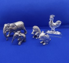 Vintage pewter animals bundle - pewter,