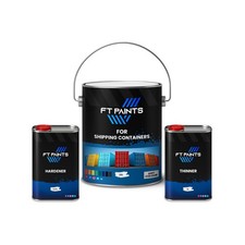 FT Paints 32.67L Kit ACRY 2K Paint For Shipping Containers-Blue, Green,Violet