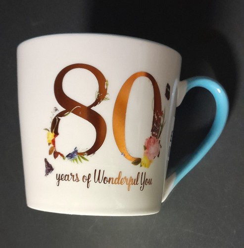 80th birthday gift mug - birthday, 80