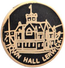 Shetland Pin Badge Lerwick