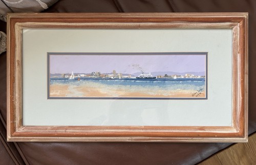 Isle wight seascape signed - isle,