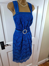 Luis Civit Blue Floral Lace