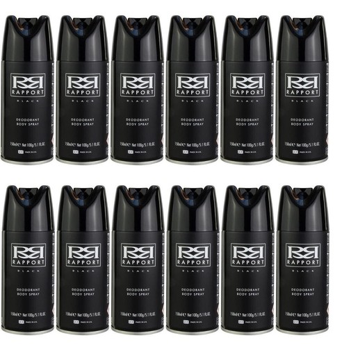 Rapport black deodorant - 12, x