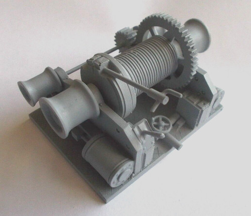 Steam winch 24th scale - steam, 1/24th