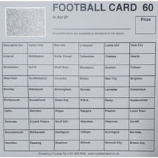 FOOTBALL SCRATCH CARDS 60