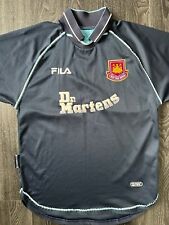 Original Authentic Fila West Ham 1999/2000 Third Shirt Mens Medium