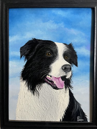 Original oil painting - painting, border
