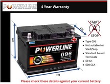 Battery fits BMW 320D 116 Z3